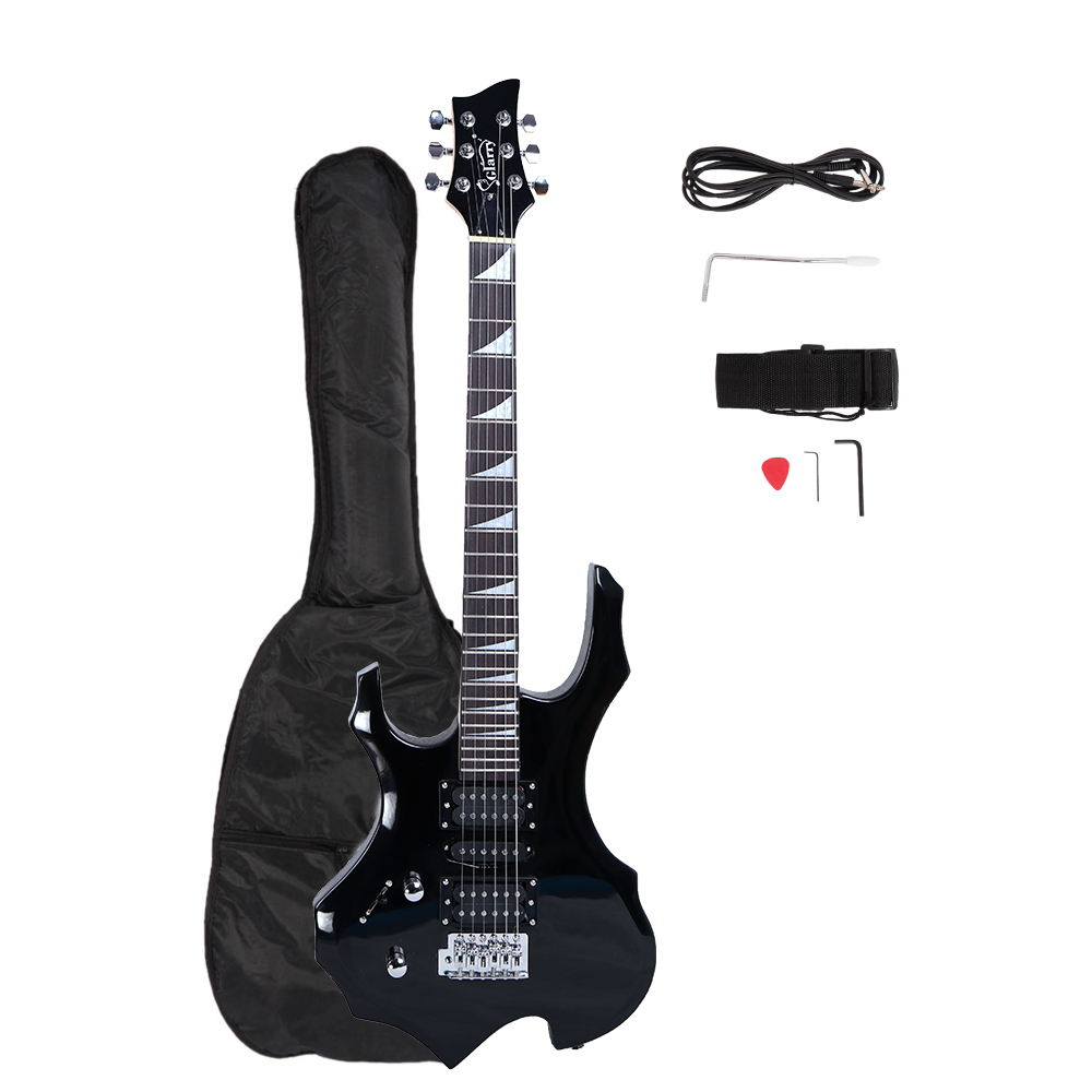 Electric Guitar Pick Pack - Flame Left Hand Electric Guitar HSH