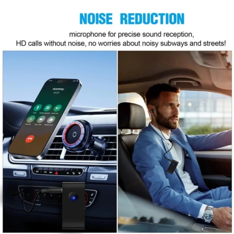 Audio Without Music - Bluetooth 5.0 Audio Receiver with Wired