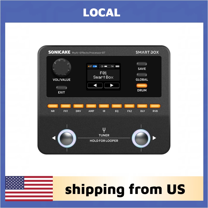 Looper Pedal Guitar - SONICAKE Smart Box Local Multi-Effects Processor