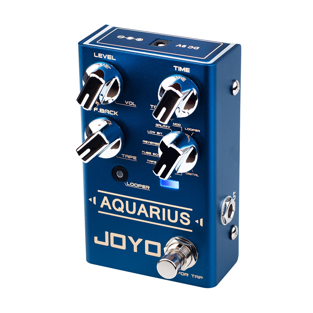 Looper Pedal Guitar - JOYO R-07 AQUARIUS Delay & Looper