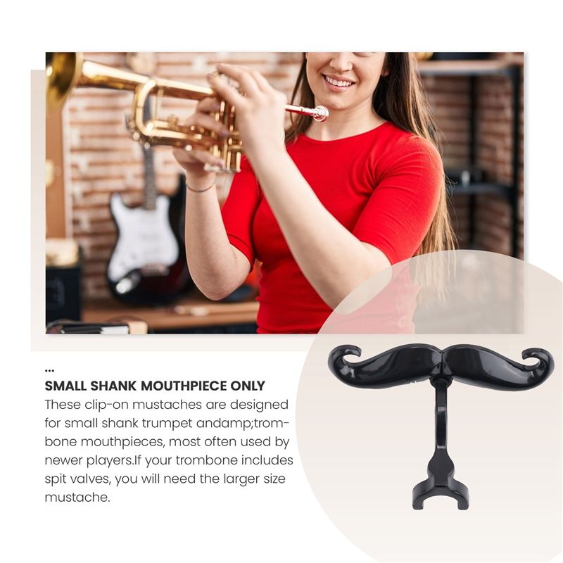A69P-Clip-On Beard For Trumpet - Trombone Mouthpiece ulasan dan harga