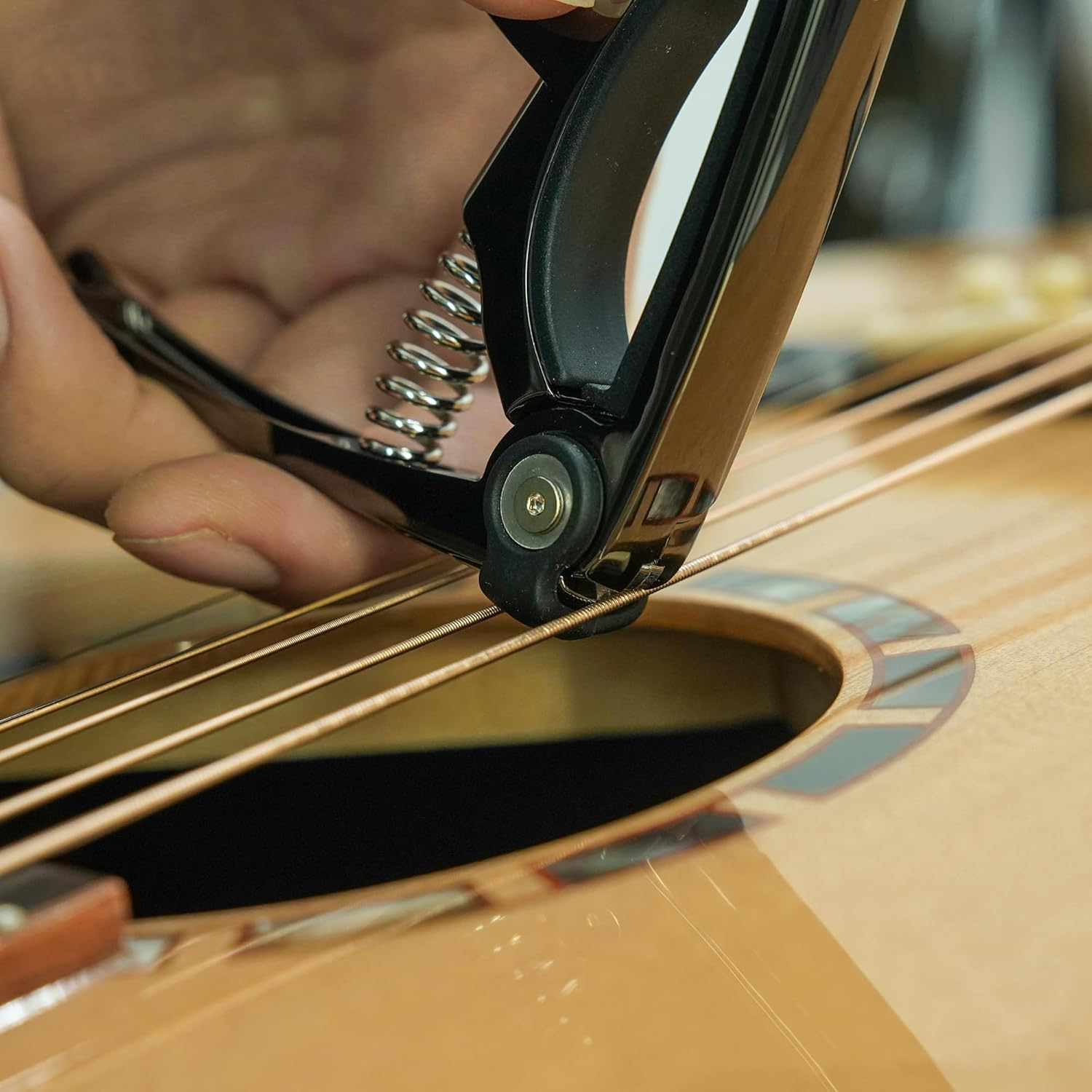 4-in-1 Guitar Capo for 6 Strin - Electric Guitar Pick Pack ulasan dan harga
