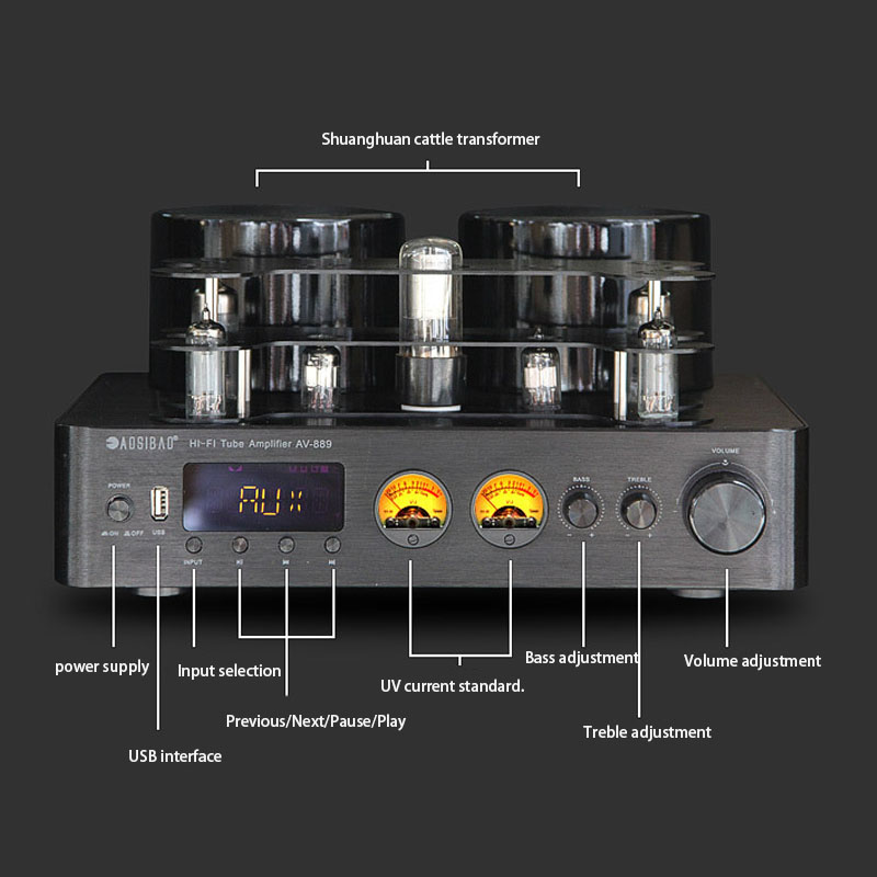 110V 220V 200W*2 HiFi Wireless - Audio Player With Youtube Music ulasan dan harga