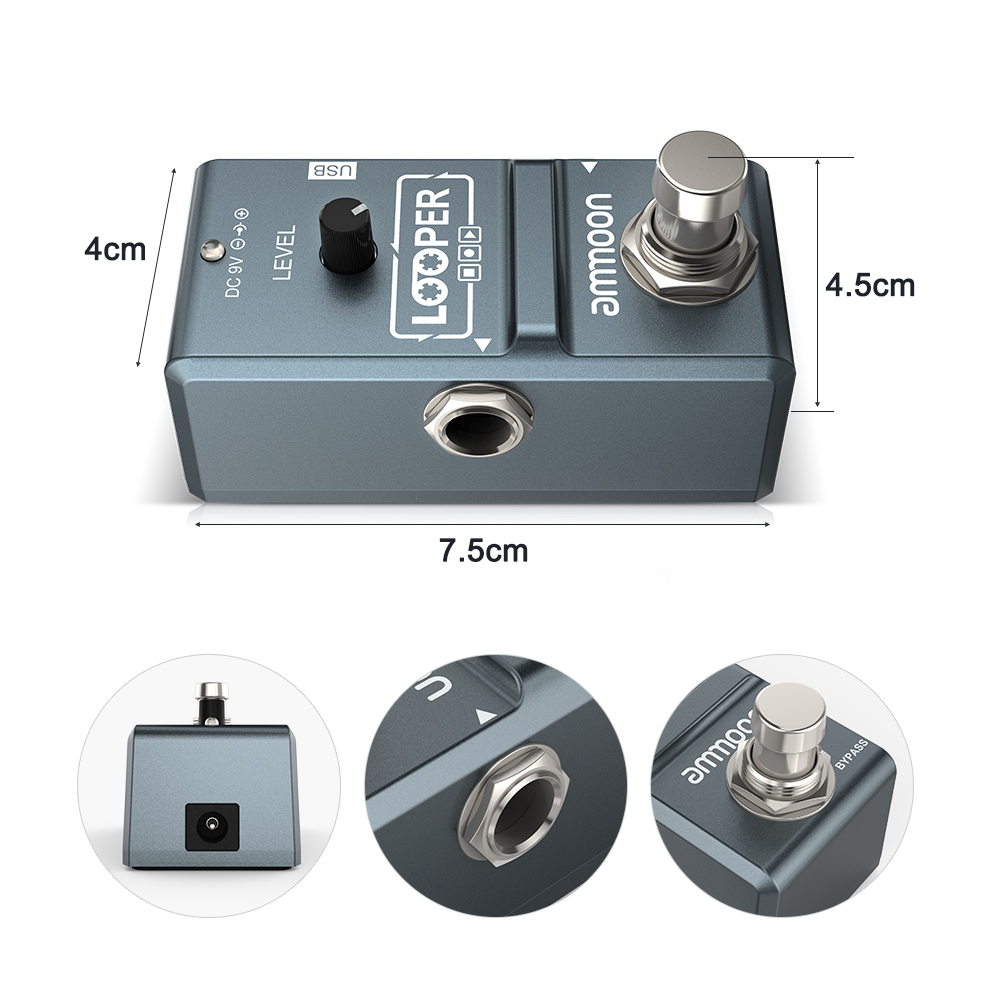 ammoon AP-09  Nano Loop Electr - Looper Pedal Guitar ulasan dan harga