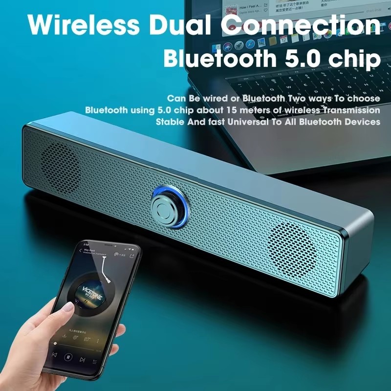 Music Soundbar Computer Caixa  - Audio Music Hifi ulasan dan harga