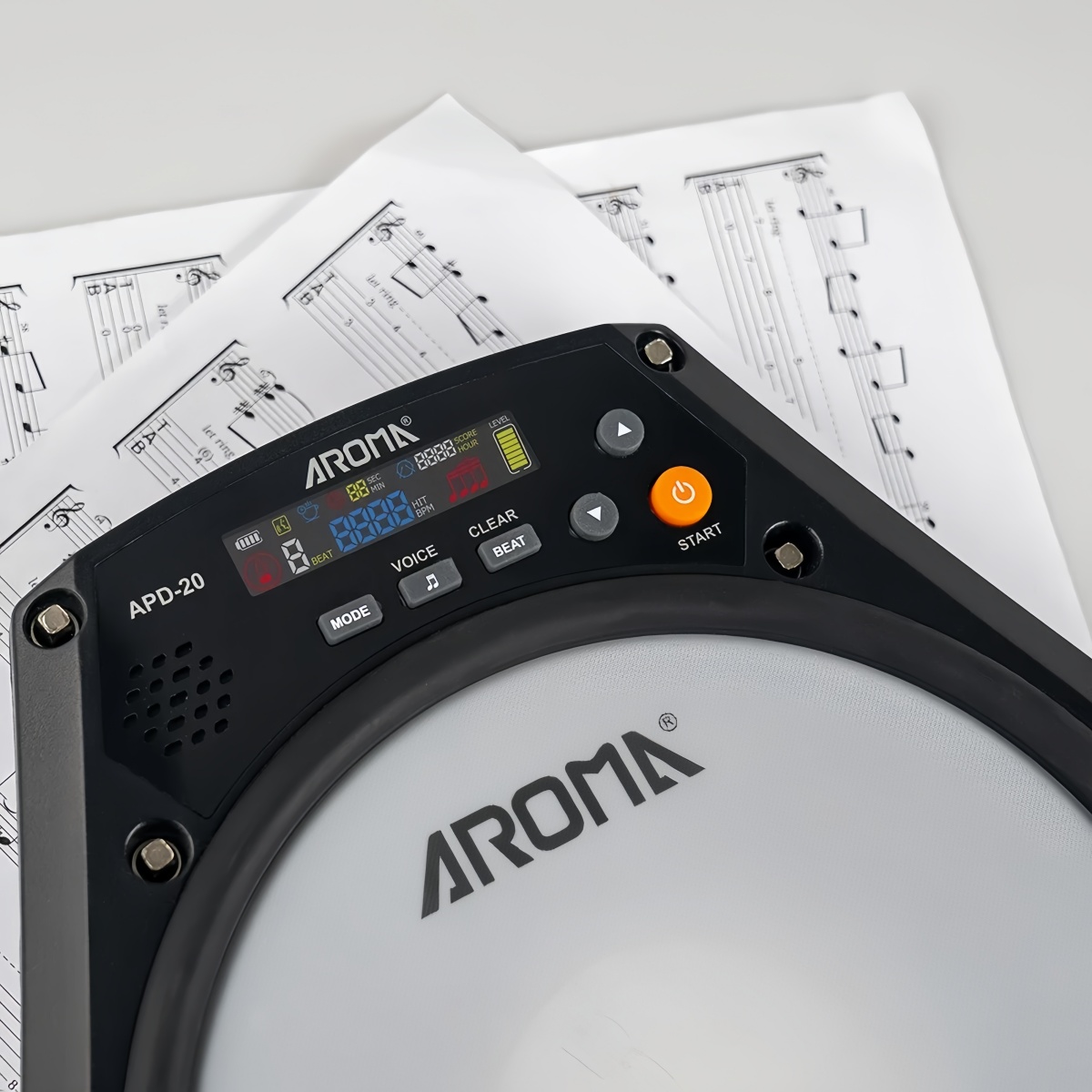 Aroma APD-20 Dumb Drum Pad Adj - Drum Practice Pad ulasan dan harga