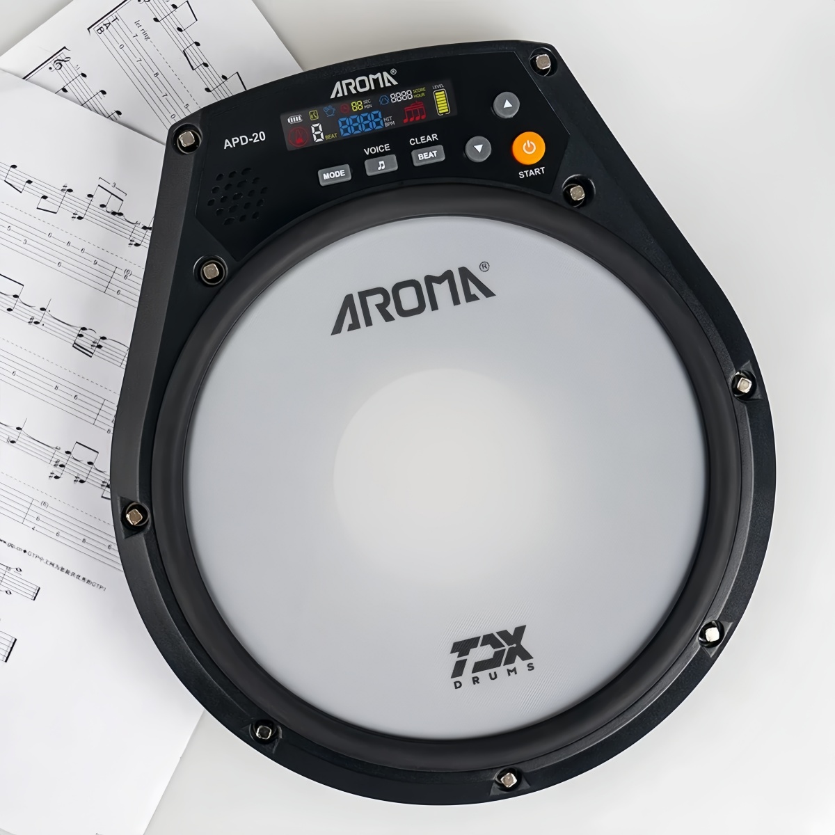 Aroma APD-20 Dumb Drum Pad Adj - Drum Practice Pad ulasan dan harga