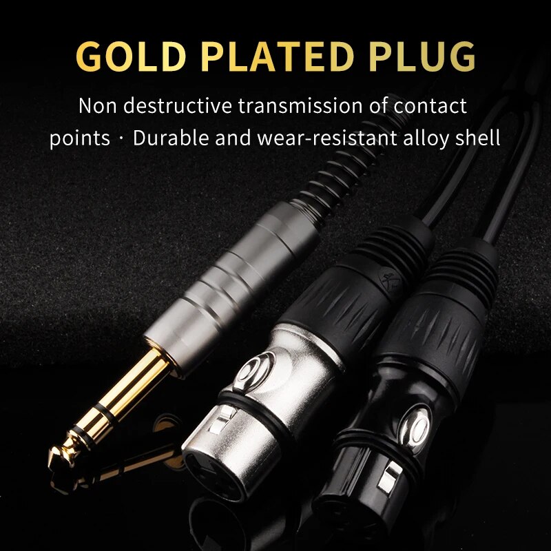 YYTCG Hifi 6.5 to 2xlr Aduio C - Audio Music Mixer ulasan dan harga