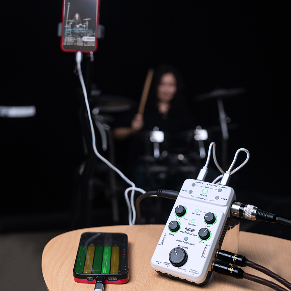 JOYO Audio Mixer MOMIX PRO Sui - Audio Music Mixer ulasan dan harga