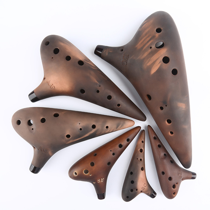 Purple Clay Ceramic Ocarina AC - Ocarina Ceramic ulasan dan harga