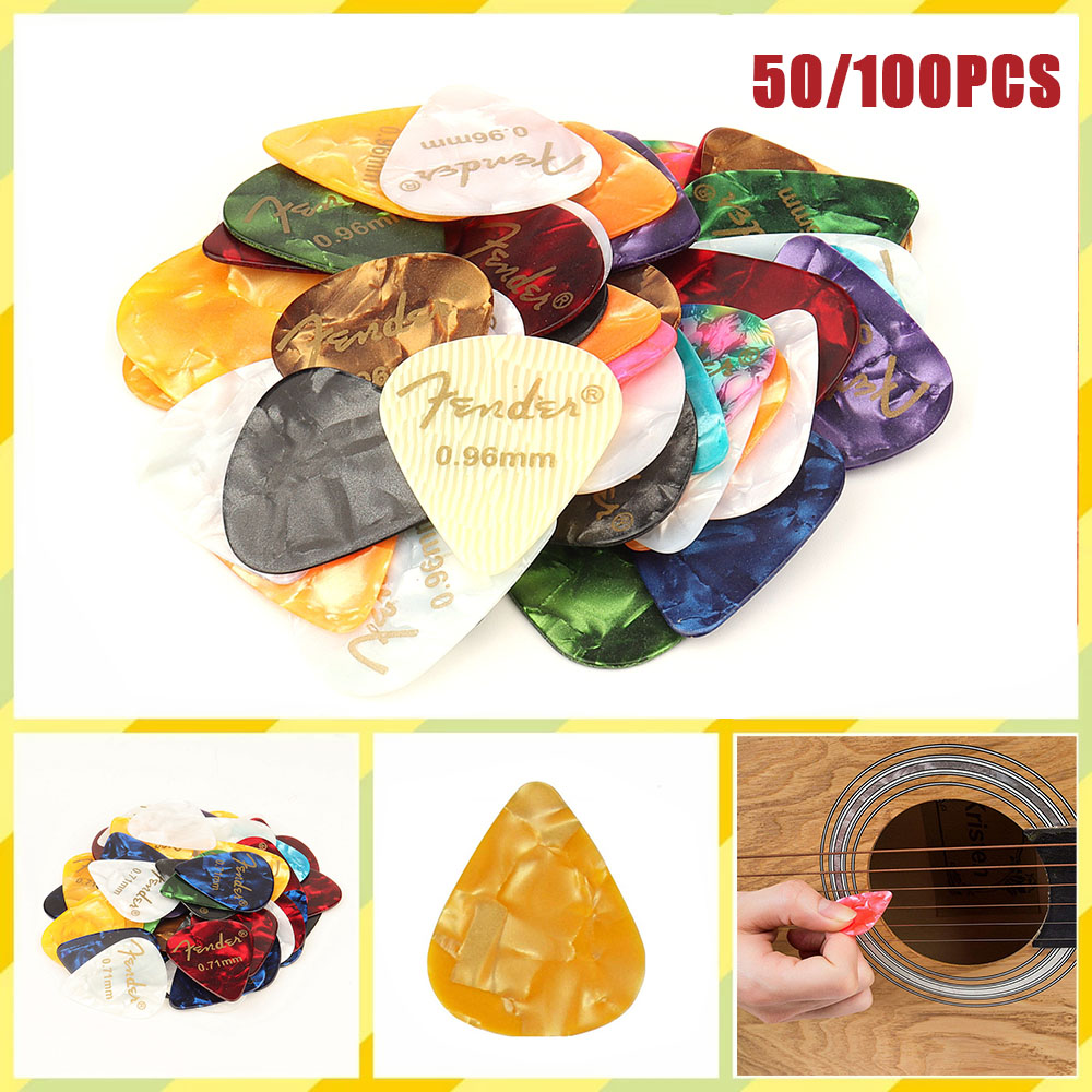 50&100 Pcs New Acoustic Picks  - Electric Guitar Pick Pack ulasan dan harga