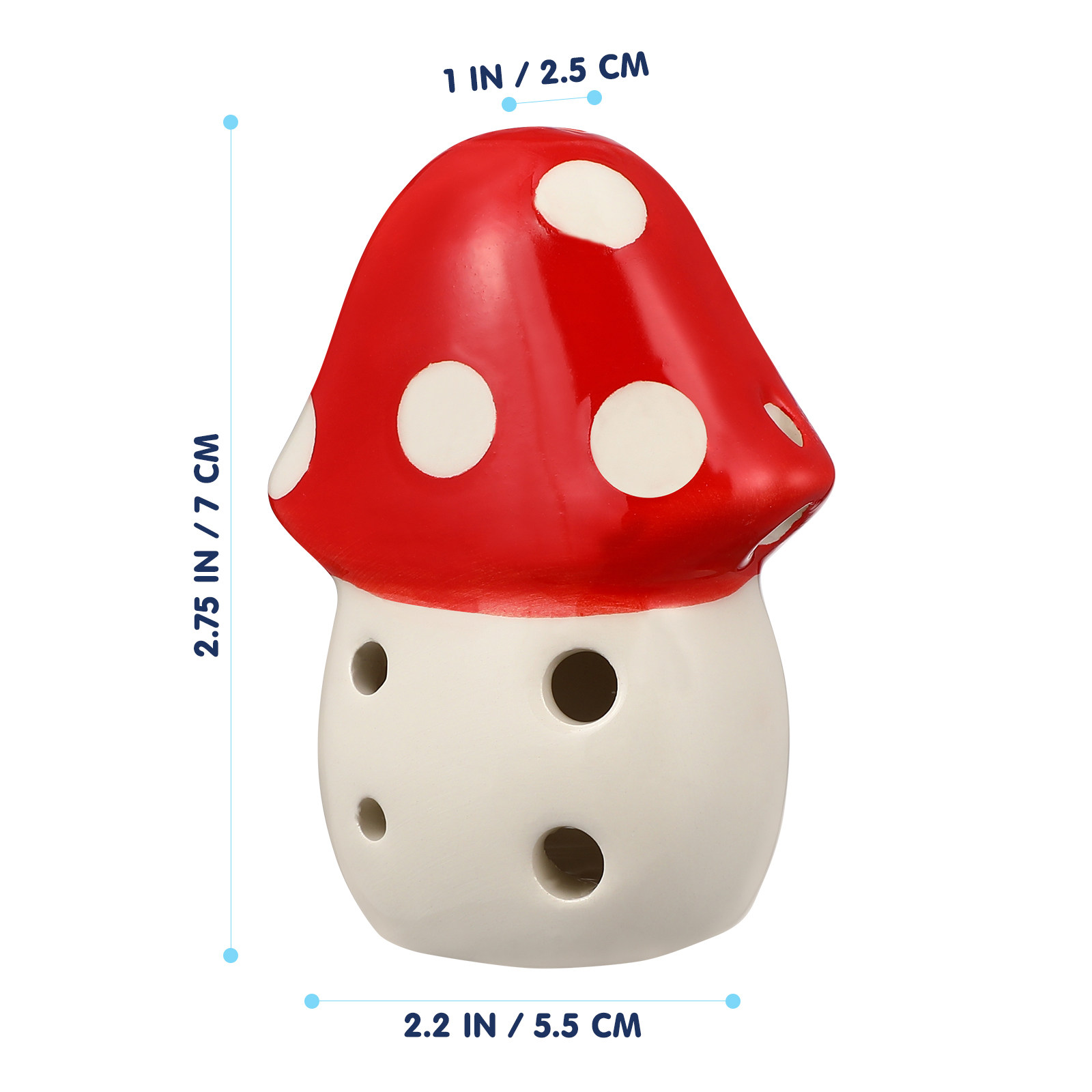 Six Hole Ocarina for Kids Mush - Ocarina Ceramic ulasan dan harga
