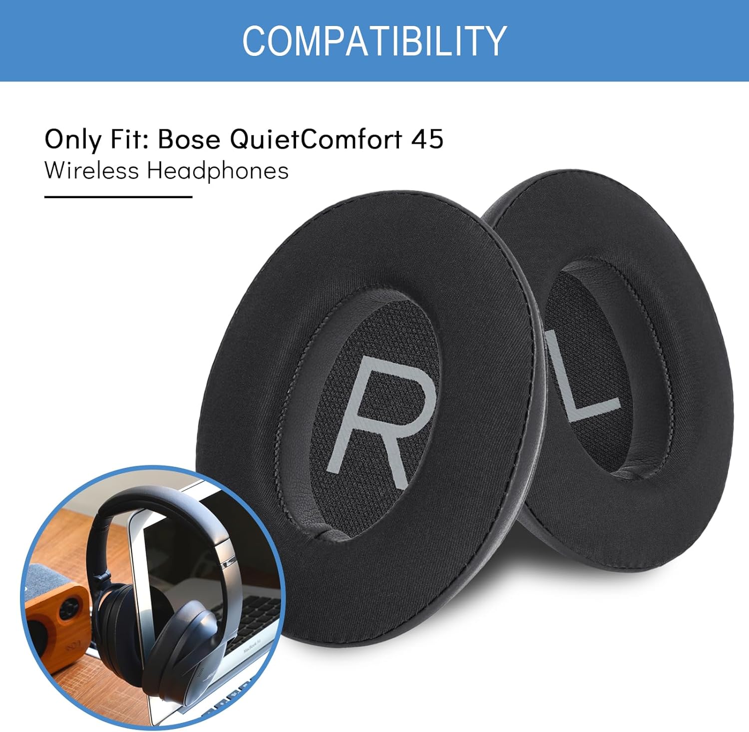 Cooling Gel Replacement Earpad - Bose Headphone Qc45 ulasan dan harga