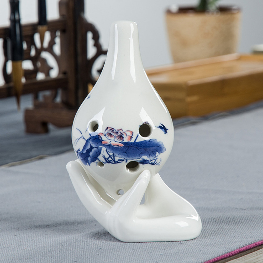 3Pcs Guanyin Hand Ceramic Ocar - Ocarina Ceramic ulasan dan harga