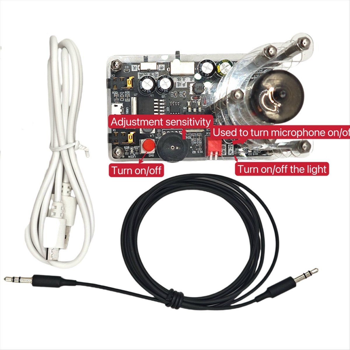 DTC5 New USB 5V Music Spectrum - Audio Music In Youtube ulasan dan harga