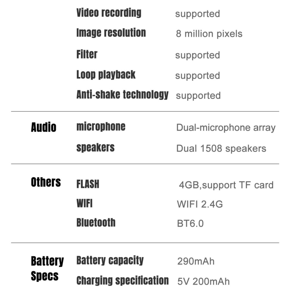 AI Smart Glasses for Camera Vi - Audio Music Recognition ulasan dan harga
