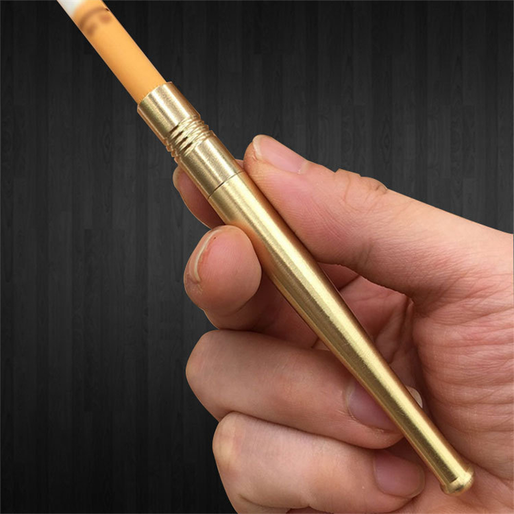 Retro Brass Cigarette Filter H - Trombone Mouthpiece ulasan dan harga