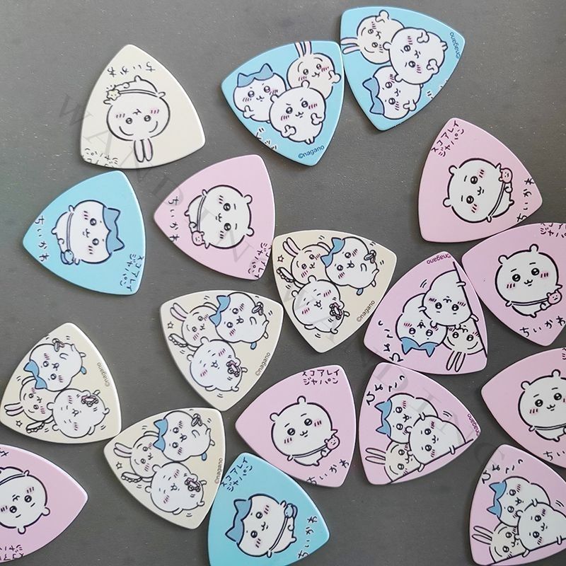 Ins Cute Cartoon Chiikawa Tria - Electric Guitar Pick Pack ulasan dan harga