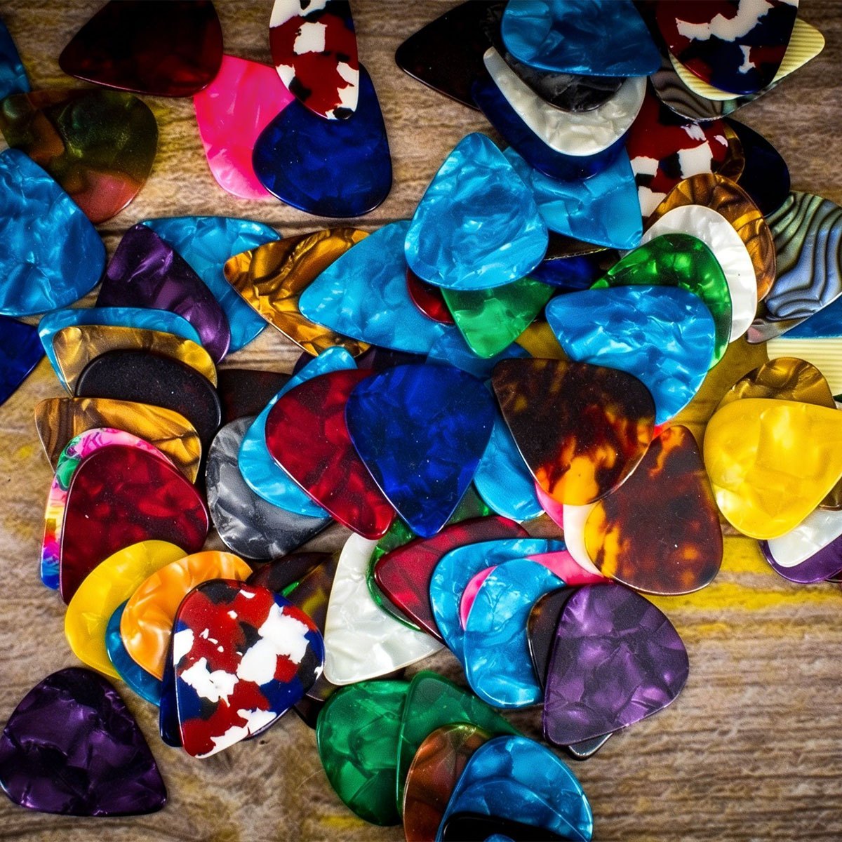 81Pcs 0.46mm Celluloid Guitar  - Electric Guitar Pick Pack ulasan dan harga