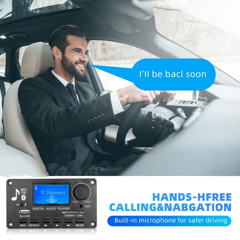 Handsfree Bluetooth 5.0 MP3 De - Audio Music Volume ulasan dan harga