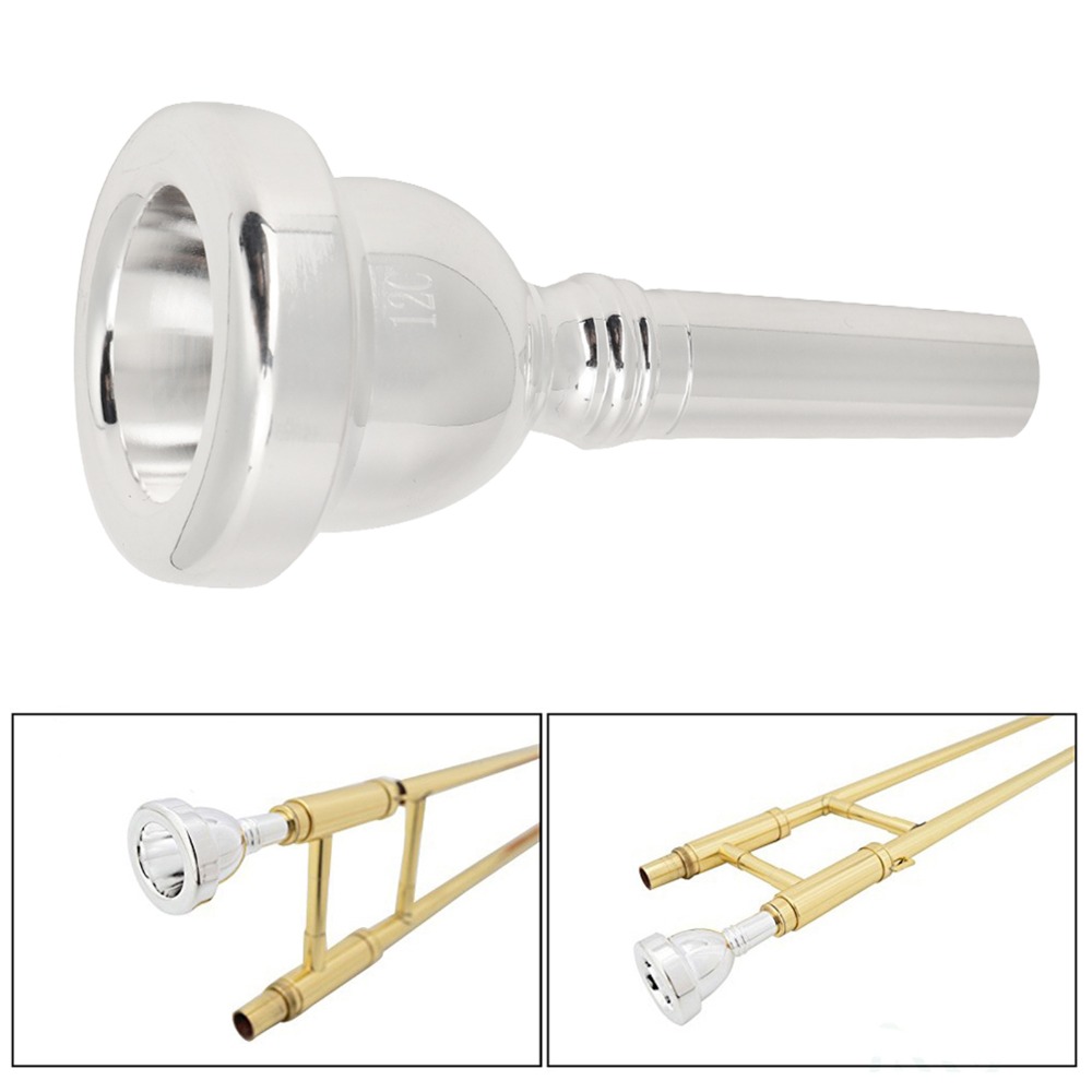 Silver Trombone Mouthpiece​ ​B - Trombone Mouthpiece ulasan dan harga