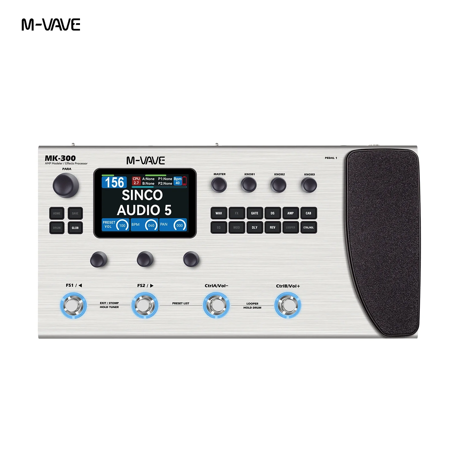 M-VAVE MK-300 Guitar Multi-Eff - Looper Pedal Guitar ulasan dan harga