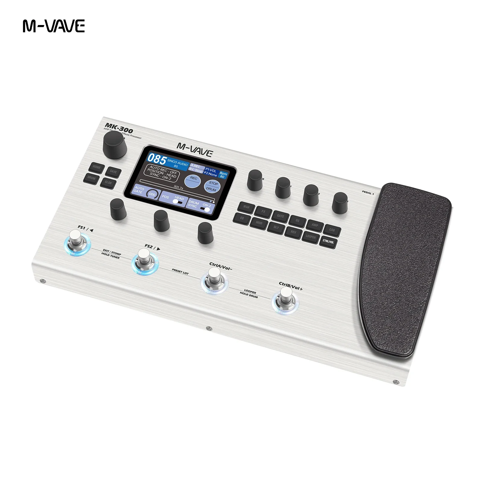 M-VAVE MK-300 Guitar Multi-Eff - Looper Pedal Guitar ulasan dan harga
