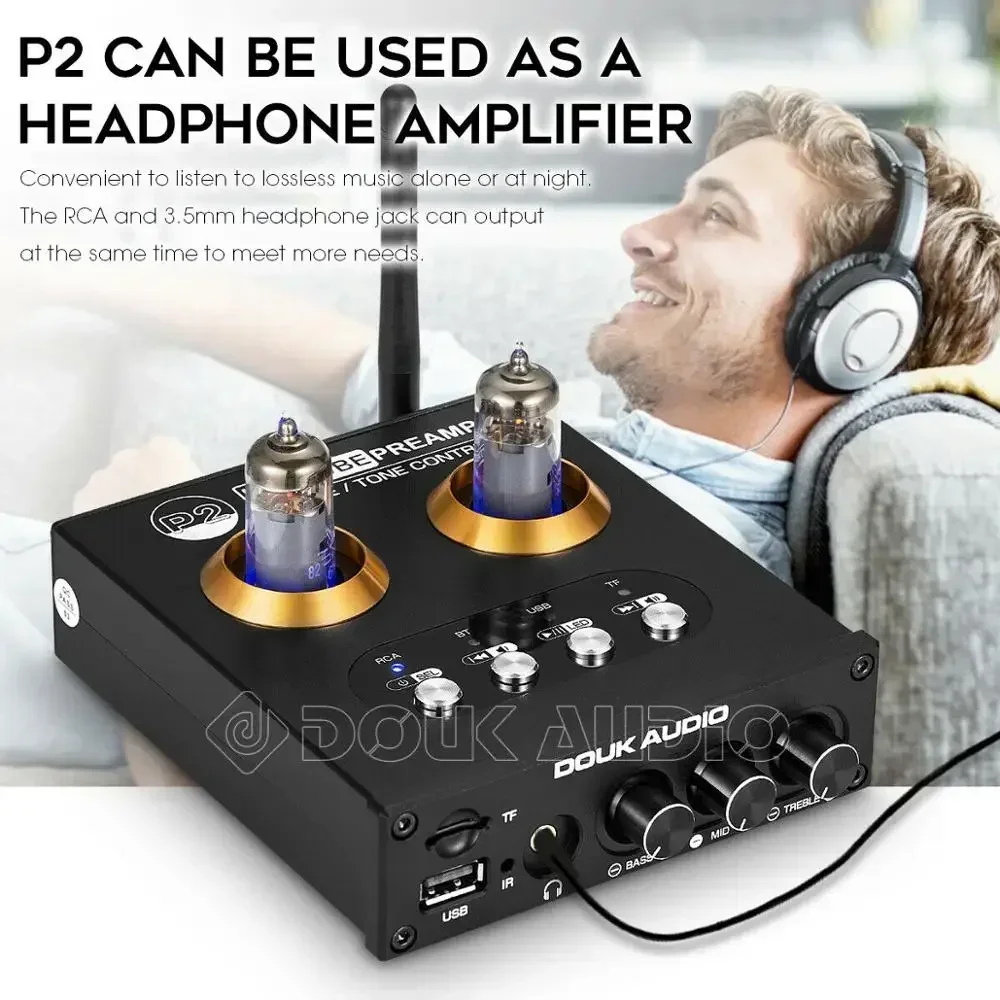 Douk Audio P2 HiFi Vacuum Tube - Audio Player With Youtube Music ulasan dan harga