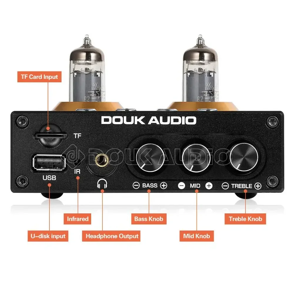 Douk Audio P2 HiFi Vacuum Tube - Audio Player With Youtube Music ulasan dan harga