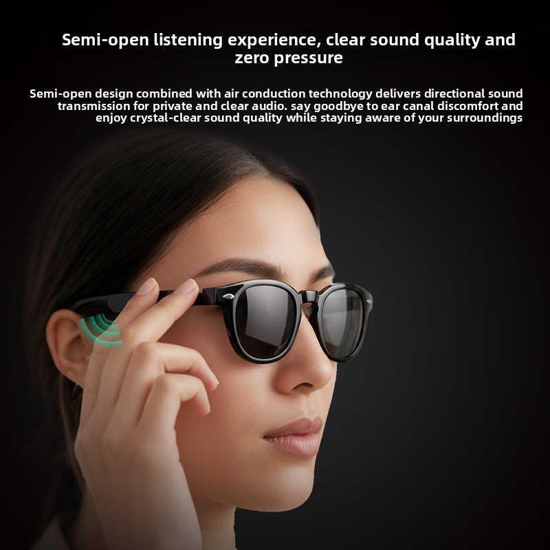 H06 Smart Glasses AI Real Time - Audio Music Recognition ulasan dan harga