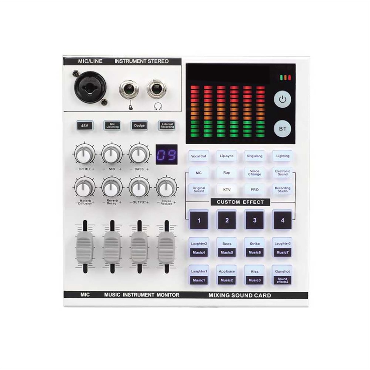 DTC5 SN800 Live Sound Card Voi - Audio Music Mixer ulasan dan harga