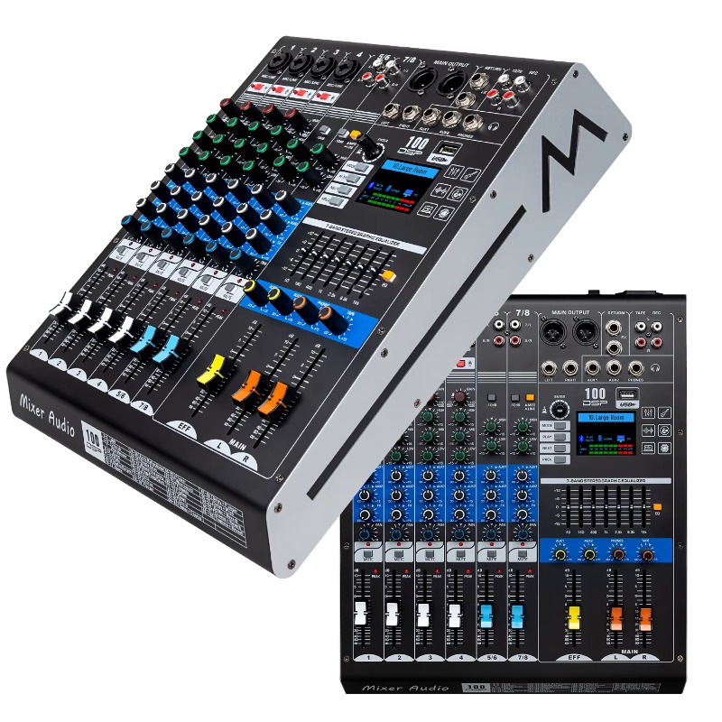 GAX-HLM80 Green Audio 8-channe - Audio Music Mixer ulasan dan harga