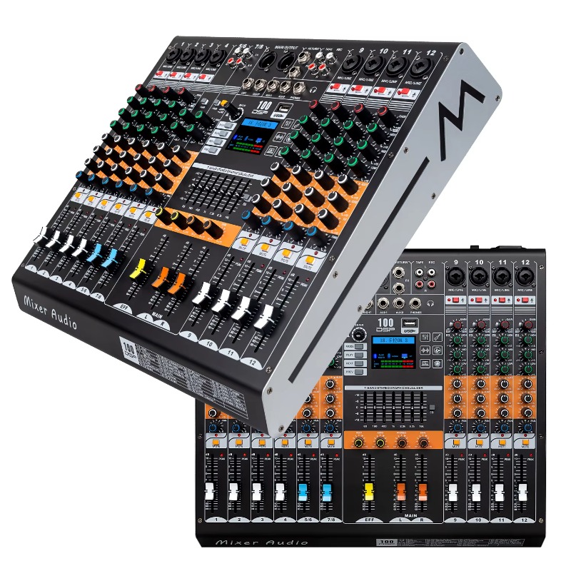 GAX-HLM80 Green Audio 8-channe - Audio Music Mixer ulasan dan harga