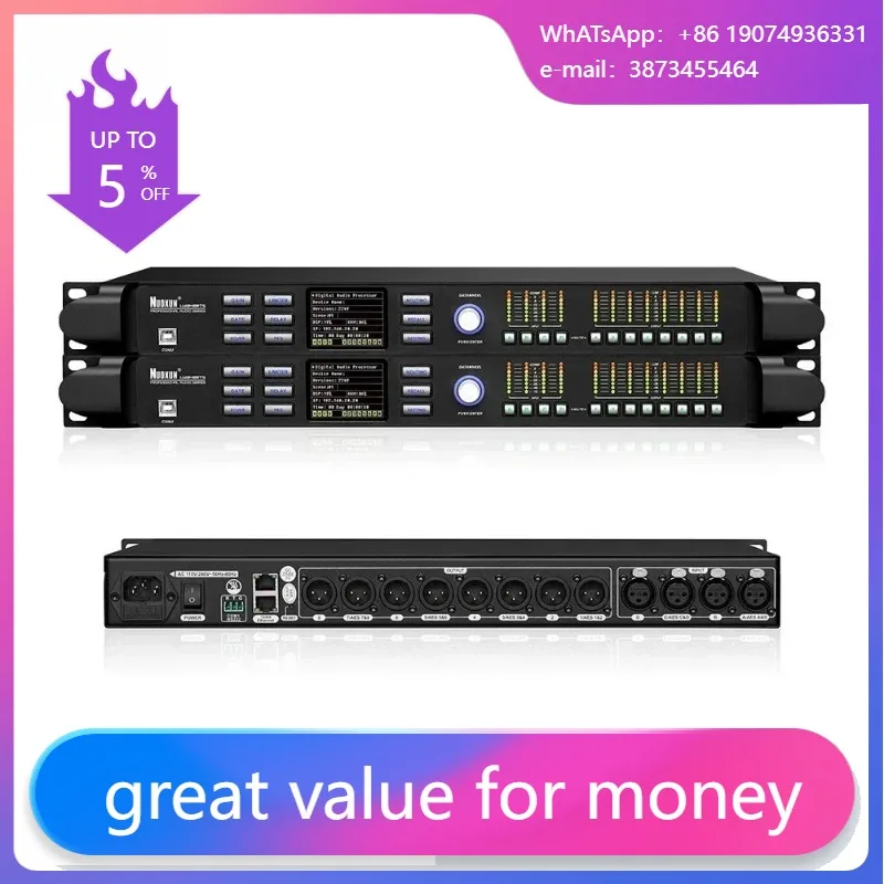 Hot Sell 4inx8out DSP Speaker  - Audio Music Software ulasan dan harga