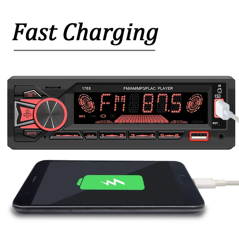 1DIN In-Dash FM Car Radio Ster - Audio Without Music ulasan dan harga