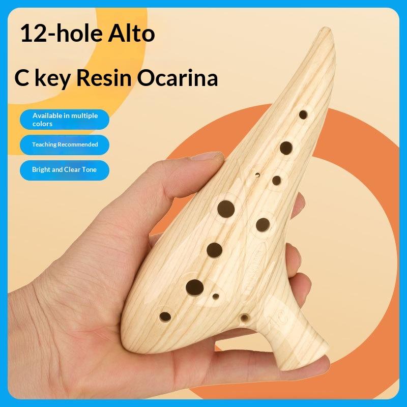 12 Hole Ocarina Instrument Oca - Ocarina Ceramic ulasan dan harga